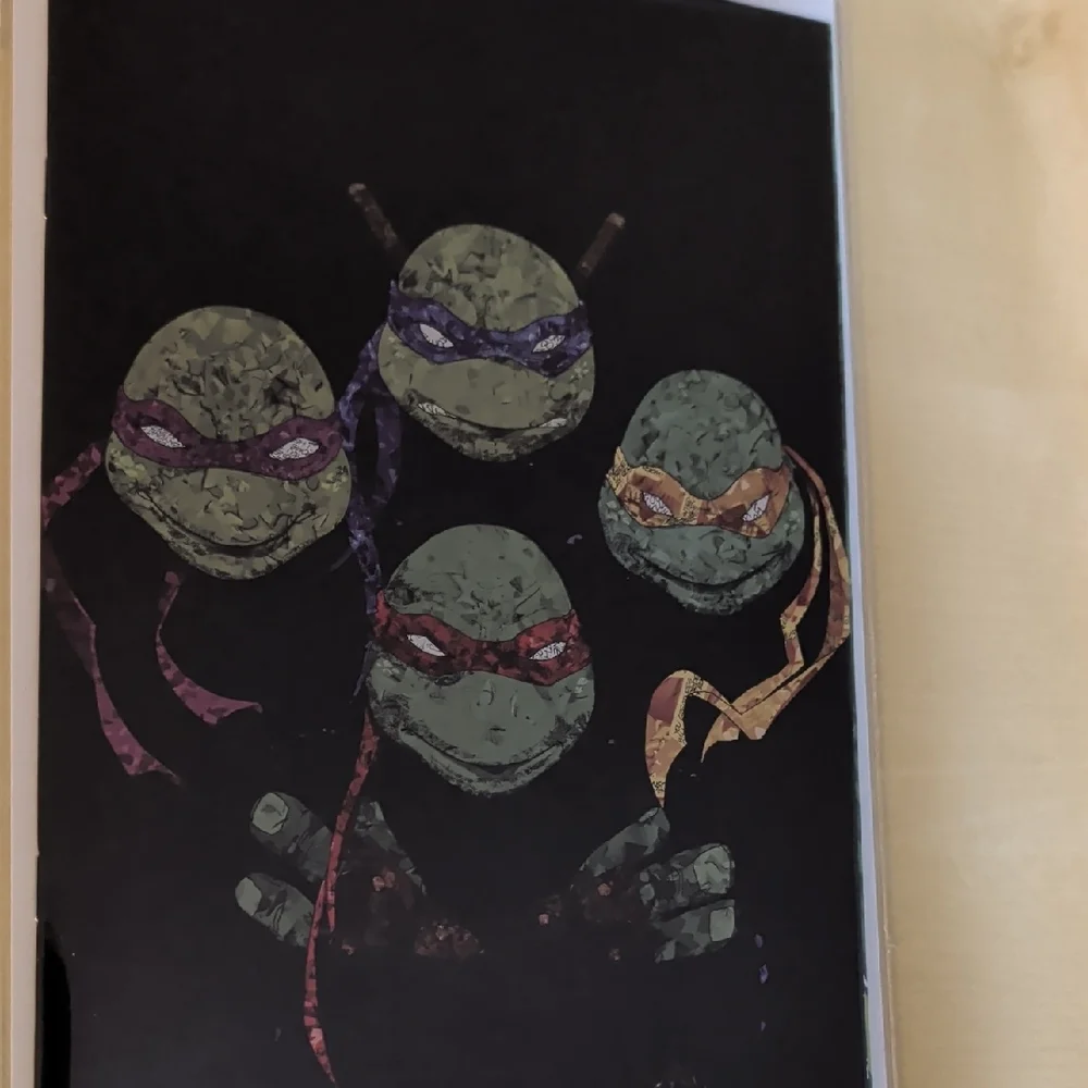 Tmnt #1 QUEEN Bohemian Rhapsody Homage KYLE WILLIS VIRGIN FOIL - Picture 3 of 5